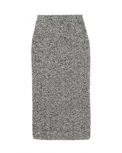 Tubino Skirt in Tweed - Ash