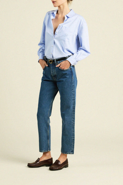 BLAKE OVERSIZED SHIRT - Light Blue