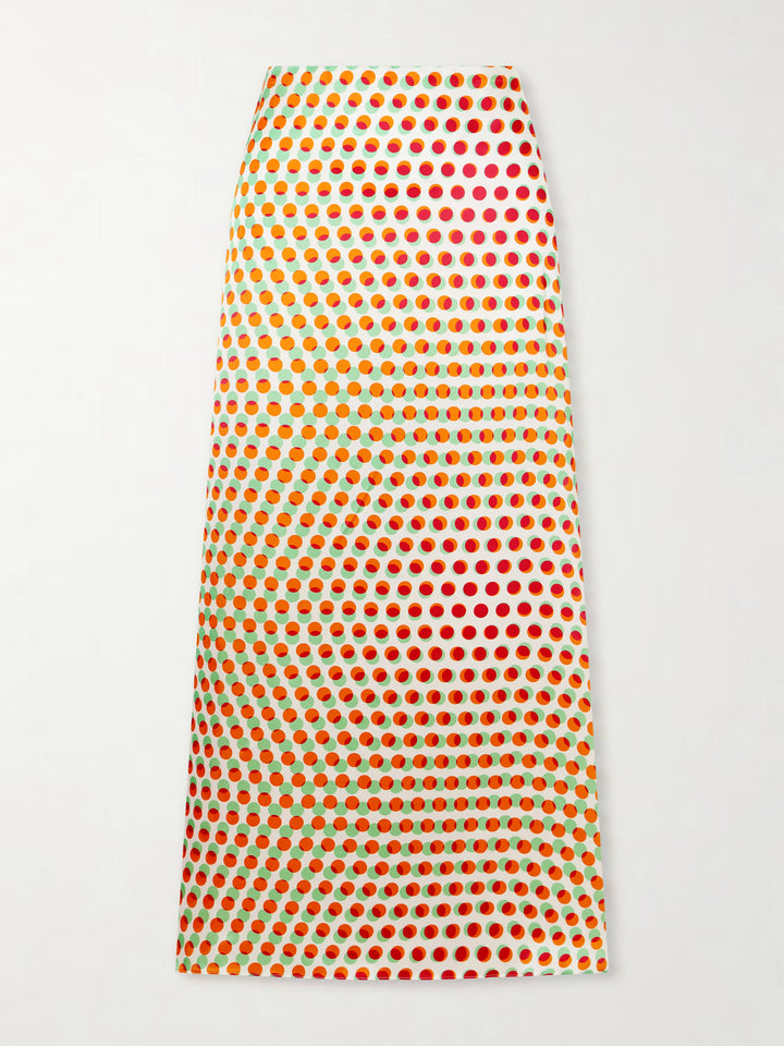 Susya Skirt - white/red