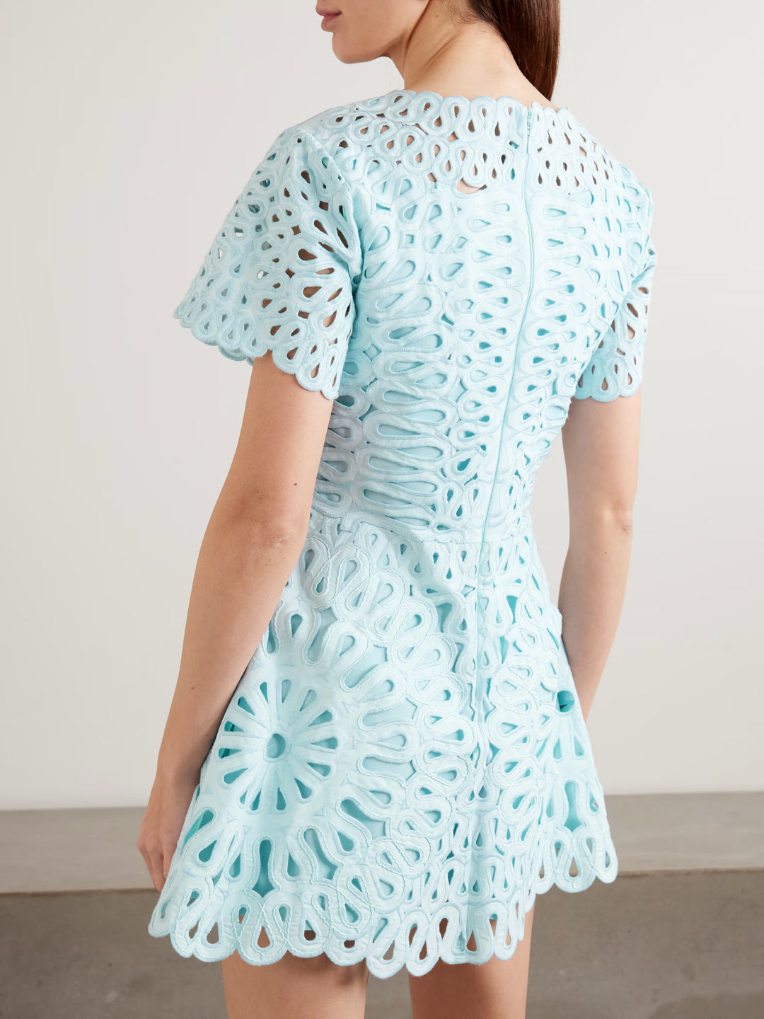 Jonathan Simkhai- Emrys mini dress- Light Blue