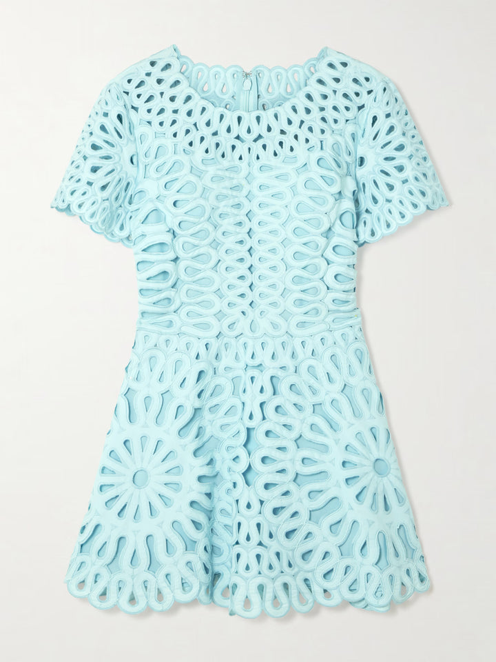 Jonathan Simkhai- Emrys mini dress- Light Blue