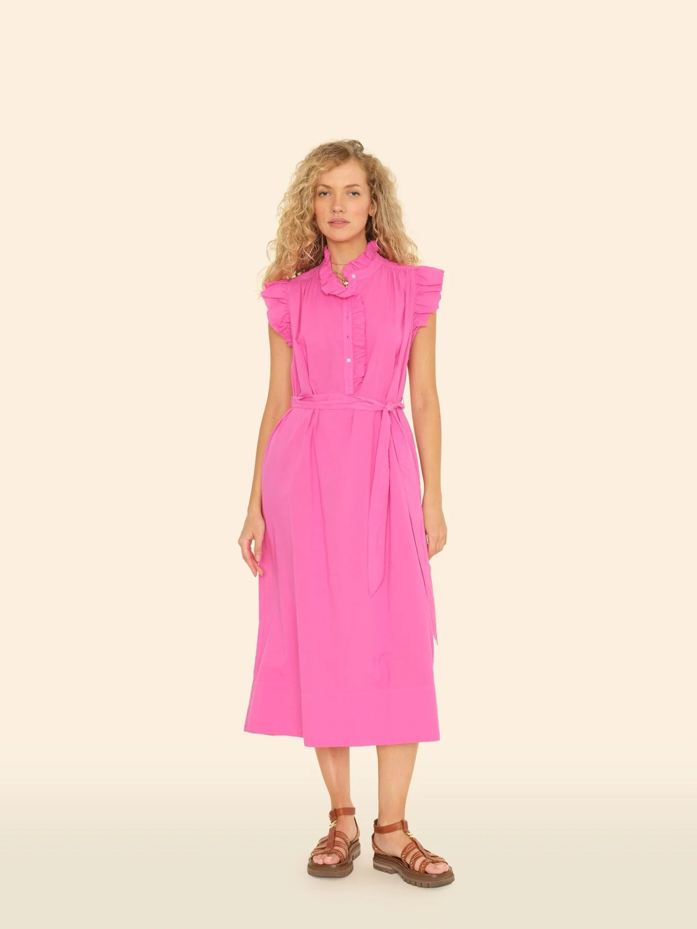 APRIL DRESS - Pink Thorn