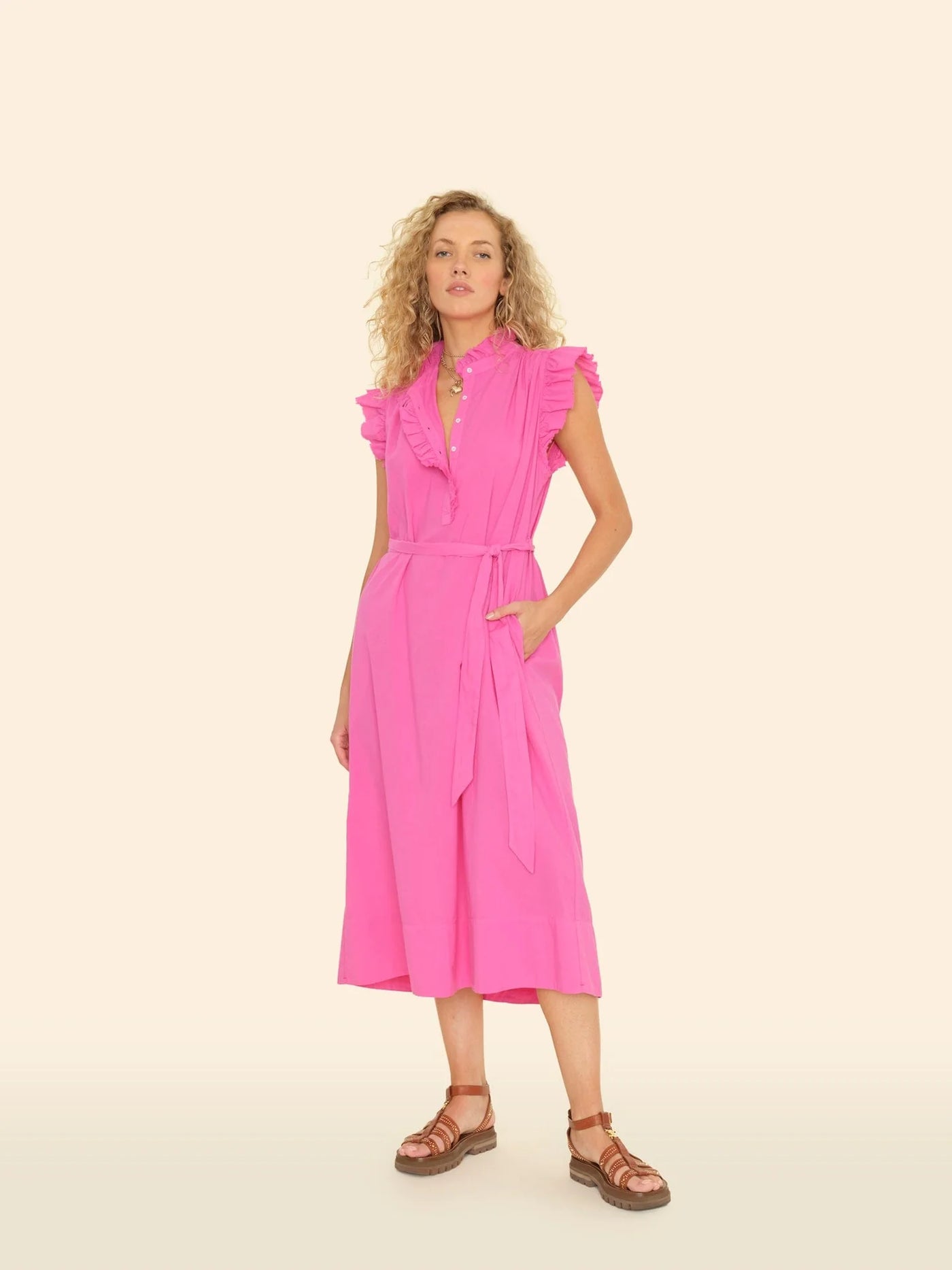 APRIL DRESS - Pink Thorn