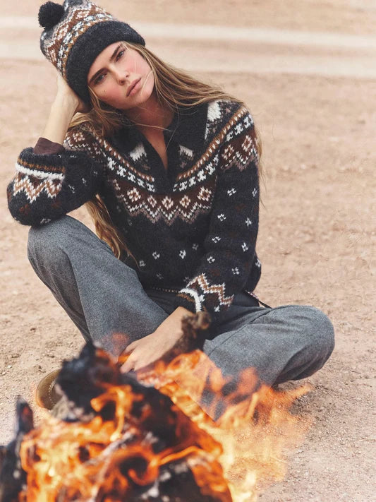Whistler Sweater - Black Multi