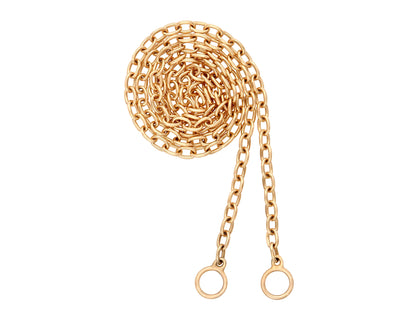 Pulley Chain Necklace 18" - 14K Yellow Gold