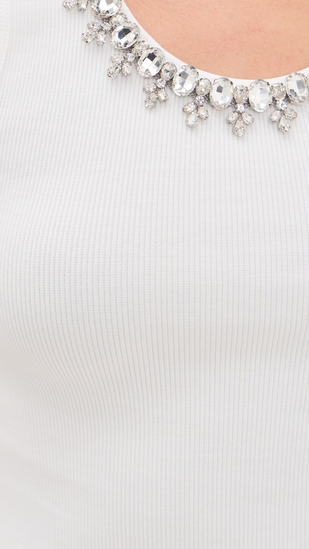 Embellished Tank - Ivory