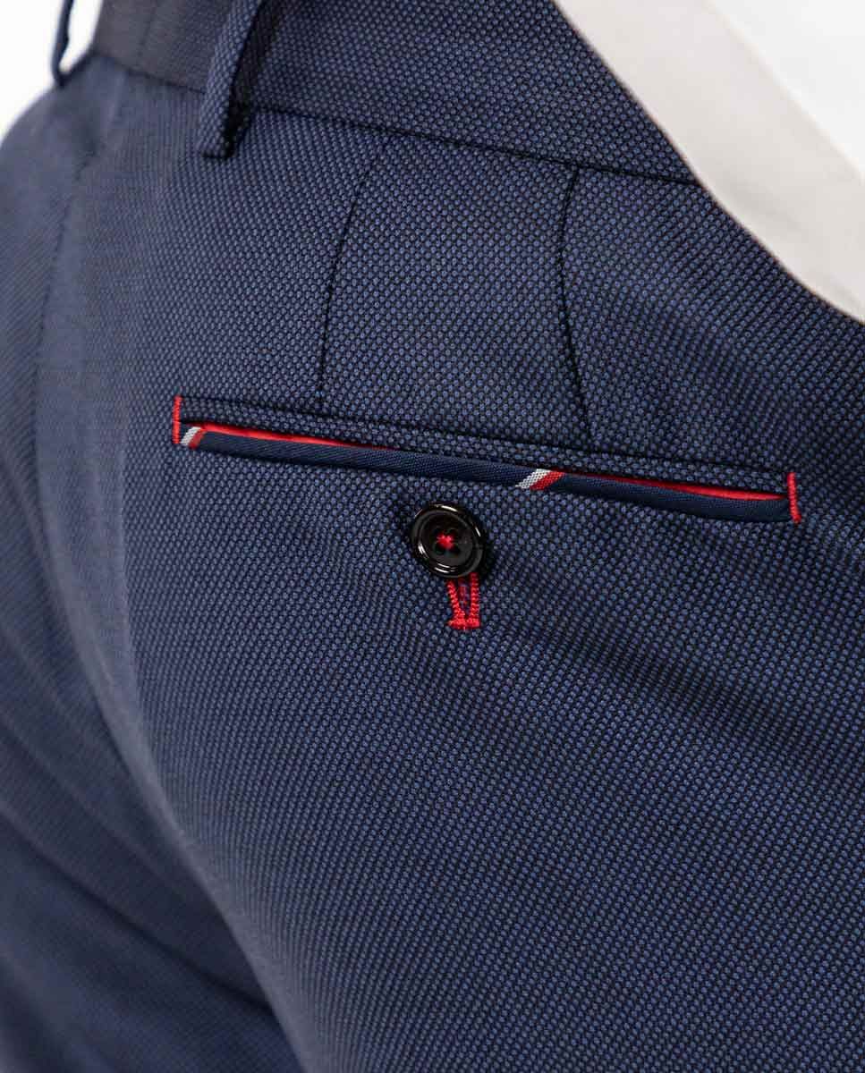 Birdseye Trouser Suit Separate - Navy