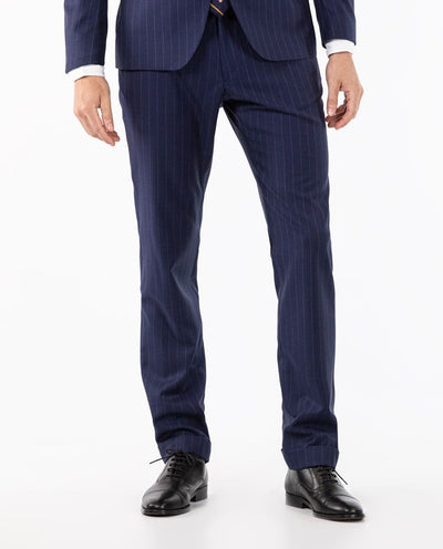 PINSTRIPE PANT - navy