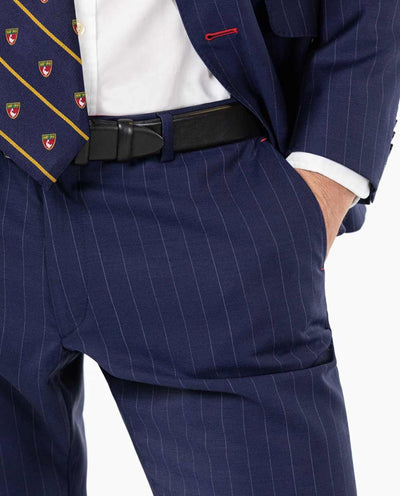 PINSTRIPE PANT - navy