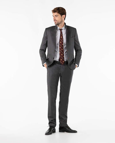 BIRDS EYE BLAZER SUIT separate - grey
