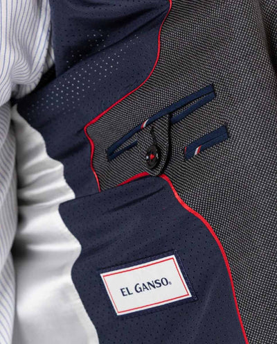 BIRDS EYE BLAZER SUIT separate - grey