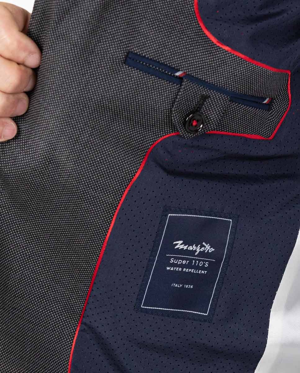 BIRDS EYE BLAZER SUIT separate - grey