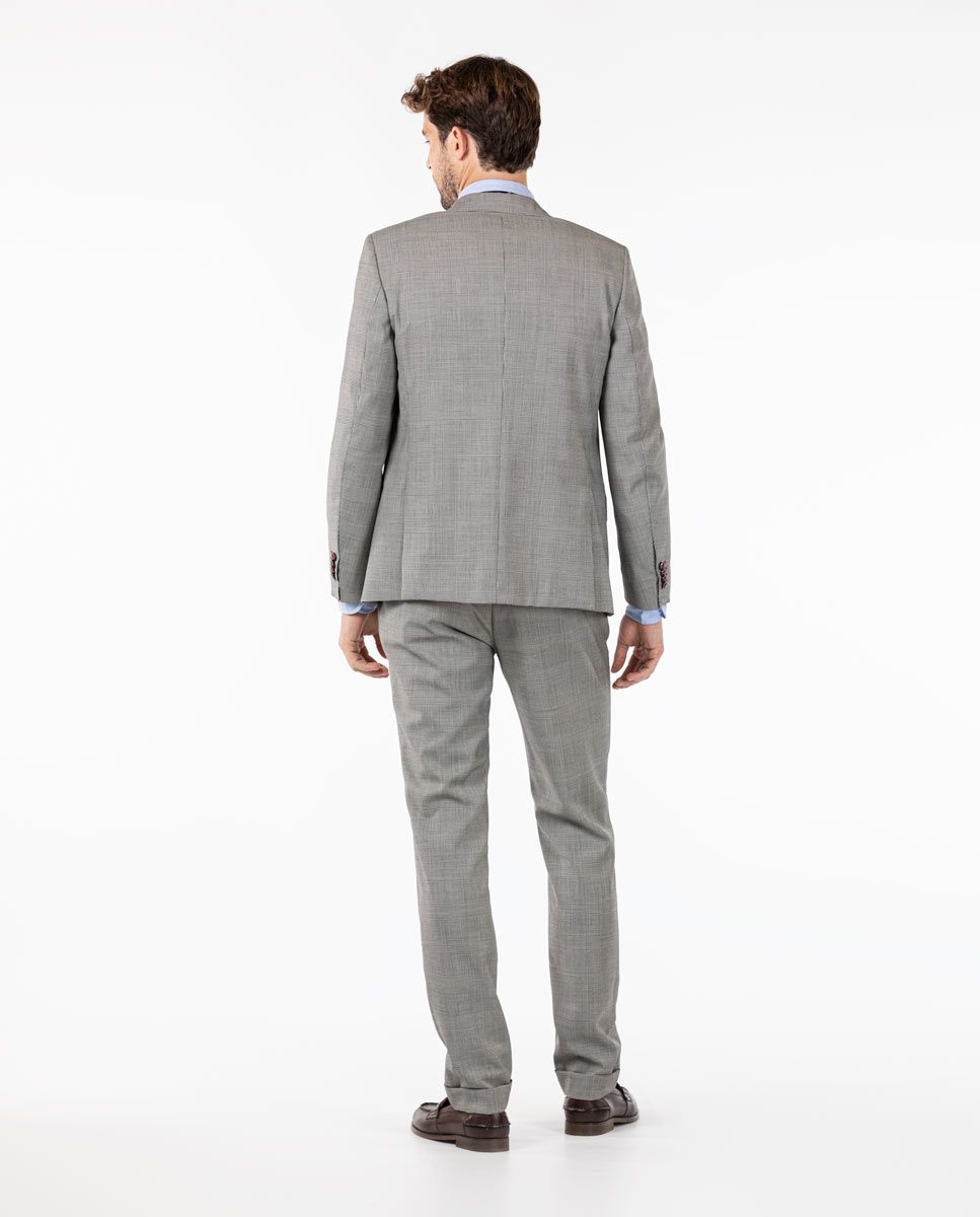 Prince of Wales Trouser Suit Separate - Grey