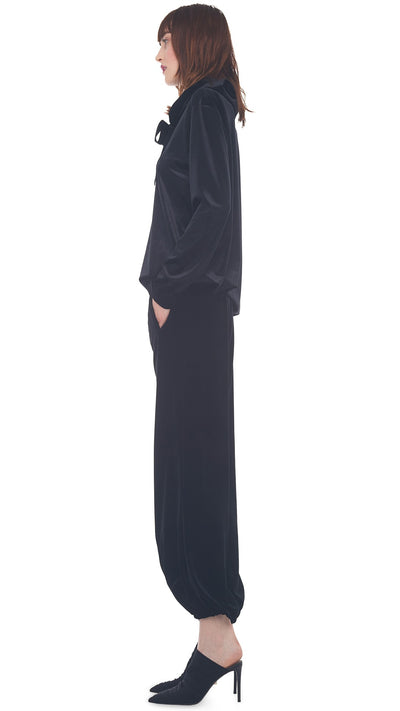 Boyfriend Hooded Sweatshirt - Black