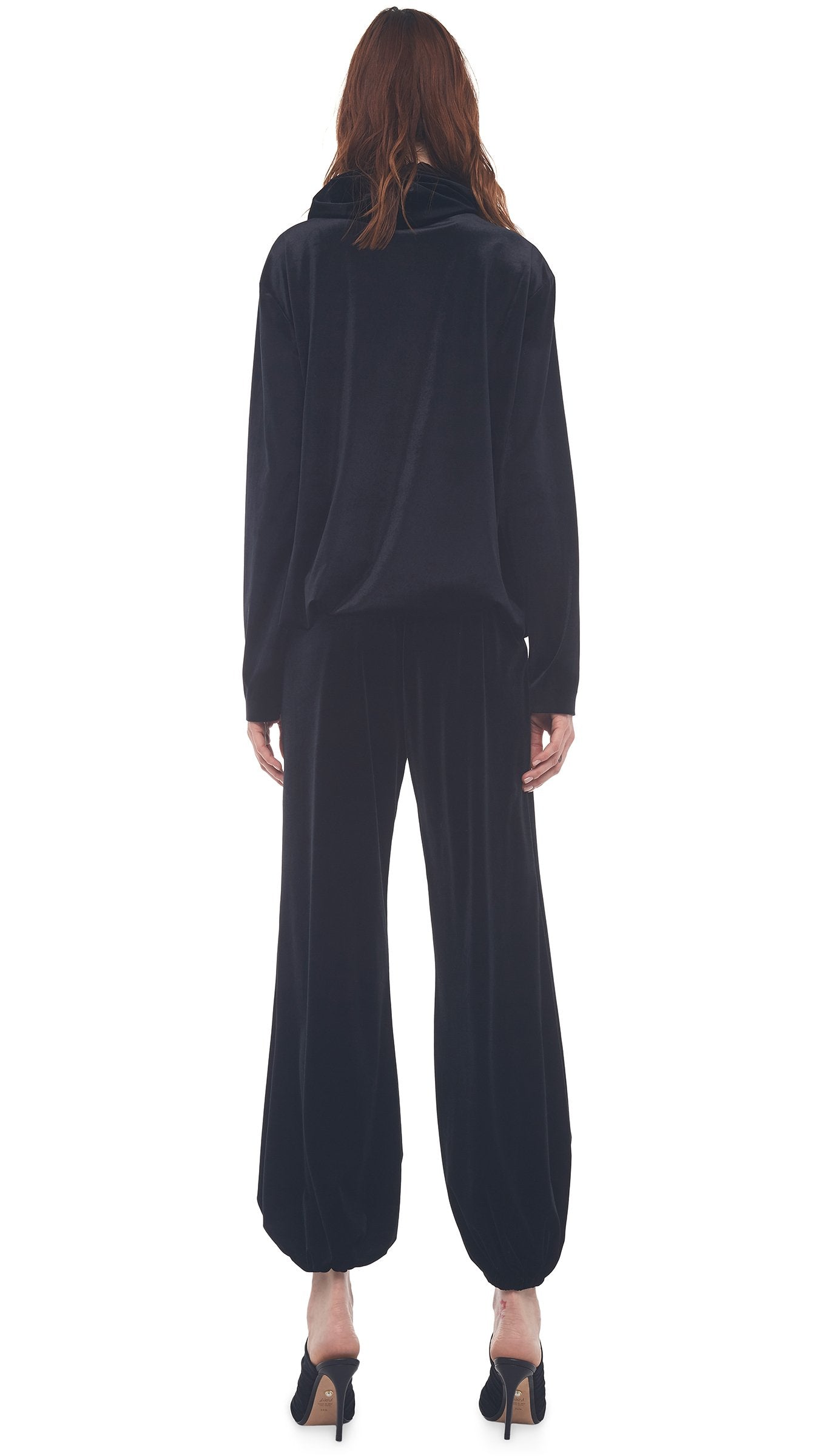 Boyfriend Hooded Sweatshirt - Black