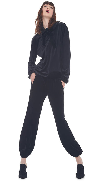 Boyfriend Hooded Sweatshirt - Black