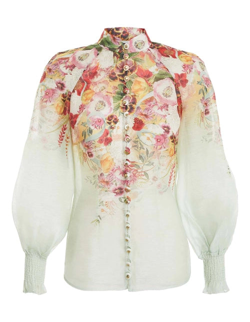 WONDERLAND BLOUSE - Elka Poppy Ombre