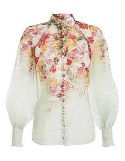 WONDERLAND BLOUSE - Elka Poppy Ombre