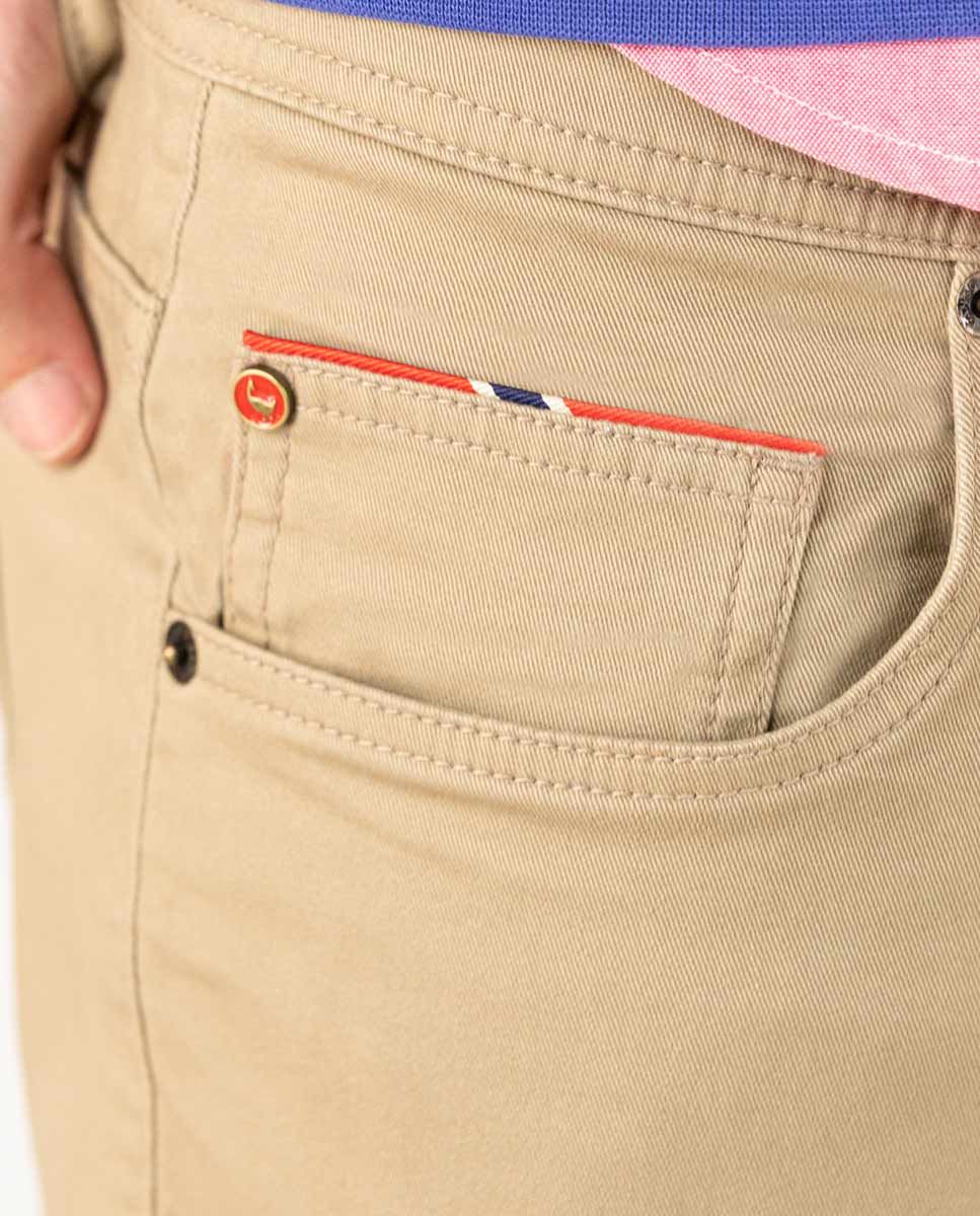5-Pocket Trousers - Beige