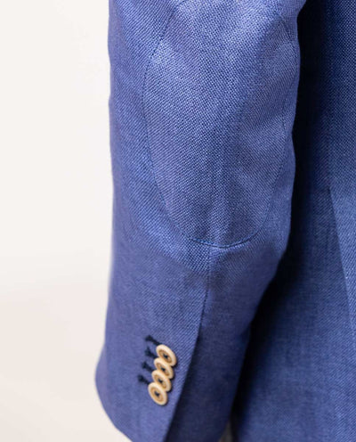 Linen Blazer - Blue