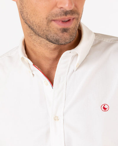 Garment Dyed Shirt - White