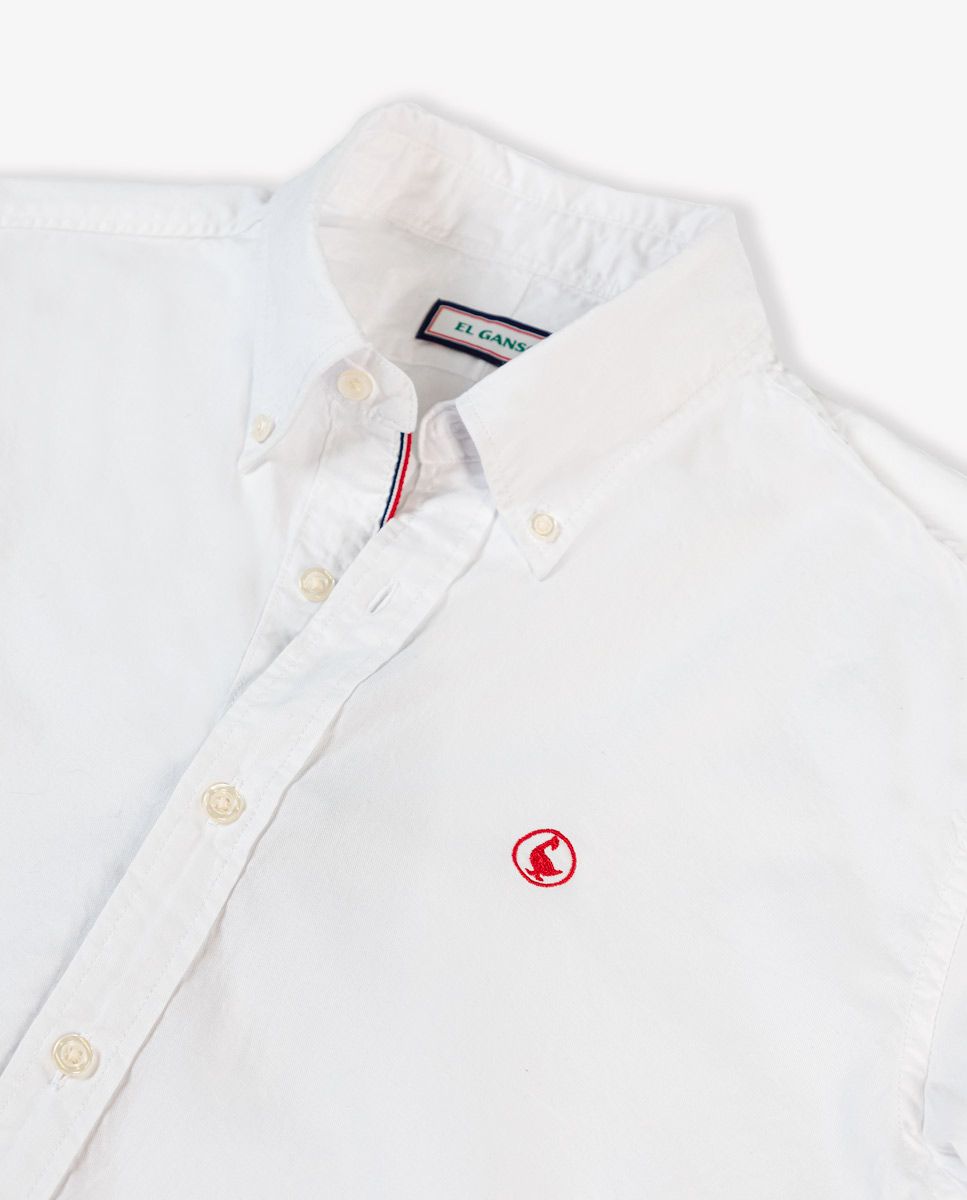 Garment Dyed Shirt - White
