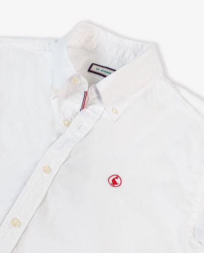 Garment Dyed Shirt - White