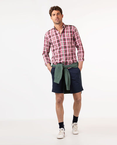 Tartan Shirt - Pink/Pistachio