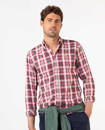 Tartan Shirt - Pink/Pistachio