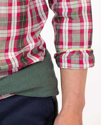 Tartan Shirt - Pink/Pistachio