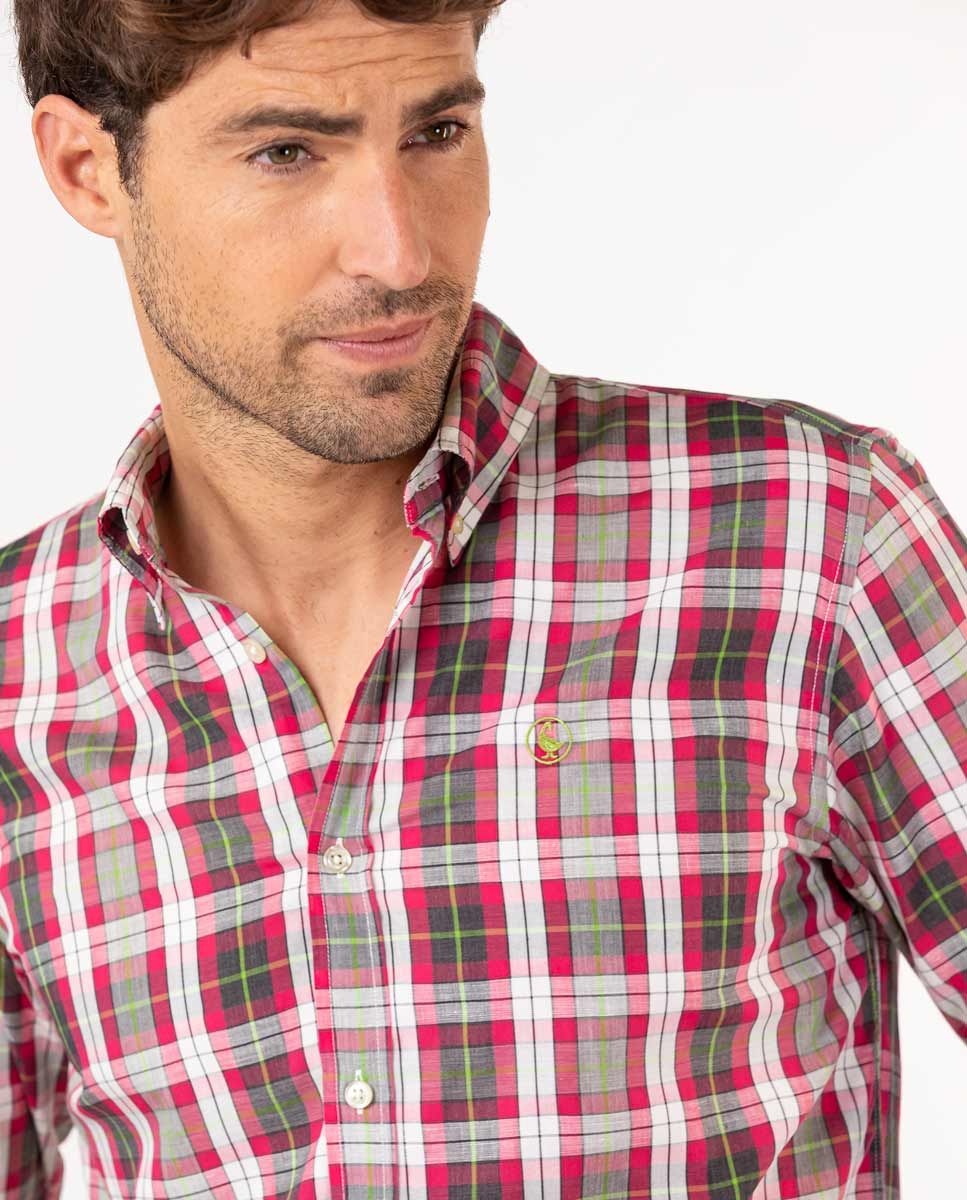 Tartan Shirt - Pink/Pistachio
