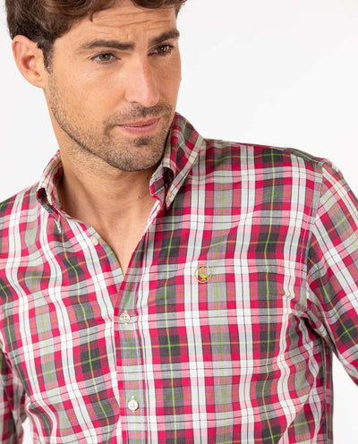 Tartan Shirt - Pink/Pistachio