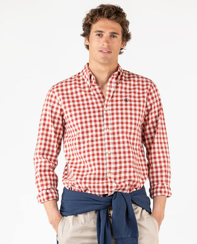 Gingham Shirt - red