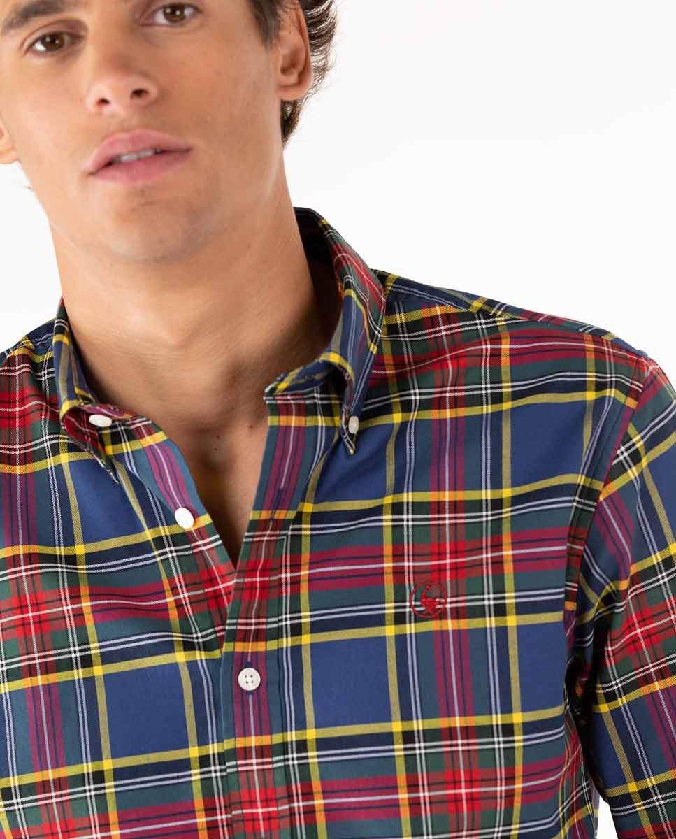 Tartan shirt - navy