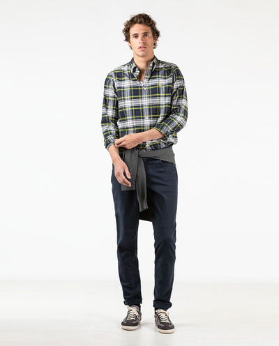 Tartan shirt - navy