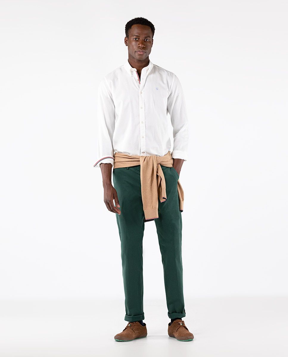 Icon Ribbon Twill Shirt - White