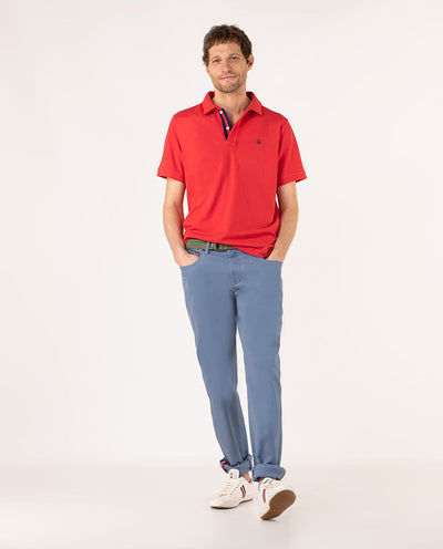 Plaid Polo - Red