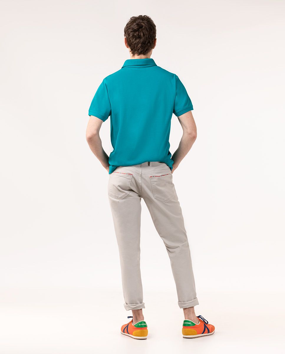 Plain Polo - Aqua Green