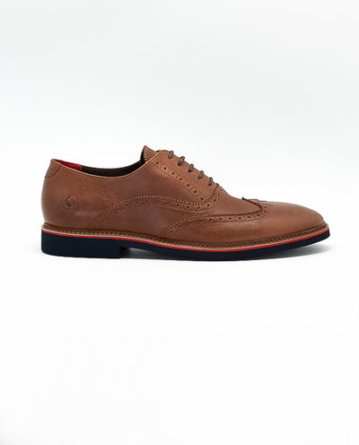 Leather Oxford Shoe - Brown