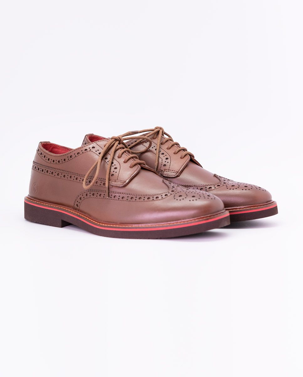 WINGTIP SHOE - brown