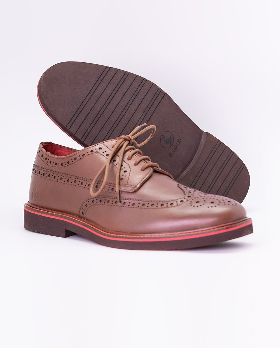 WINGTIP SHOE - brown