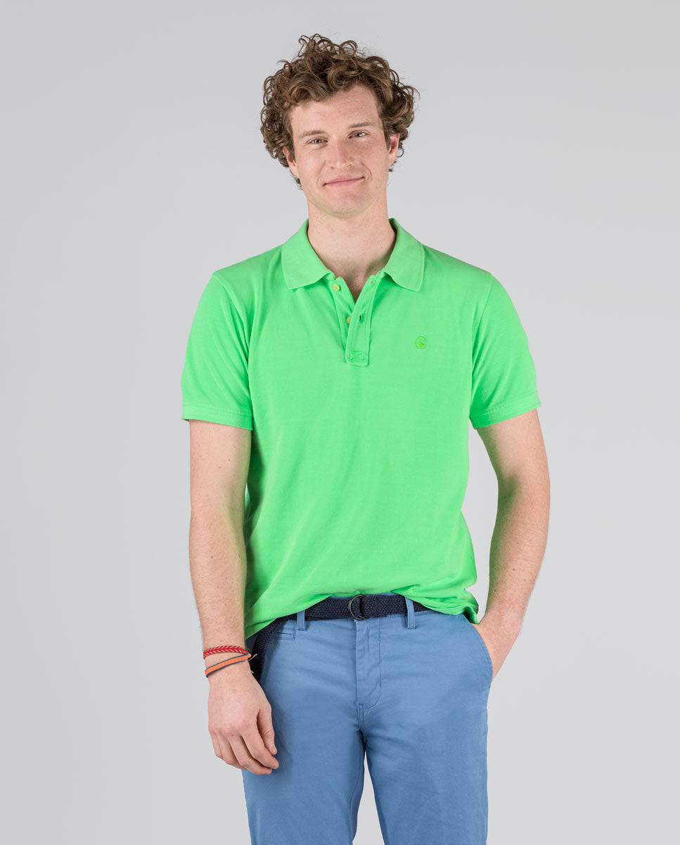 Polo Pique Short Sleeve Shirt - Green