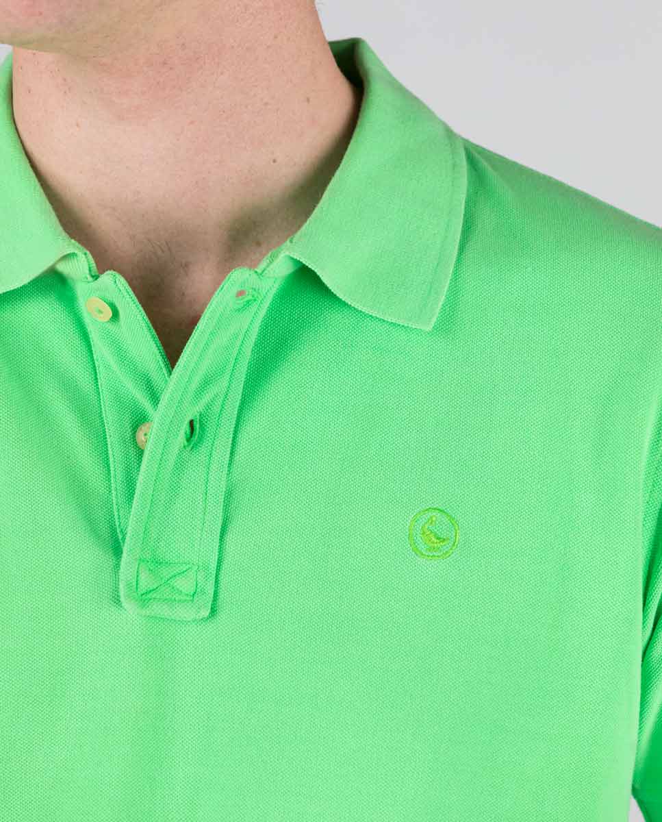Polo Pique Short Sleeve Shirt - Green