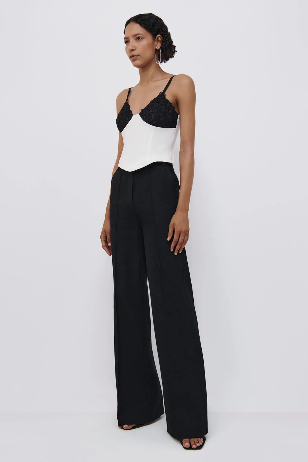 KASSANDRA BOOTCUT PANT - Black