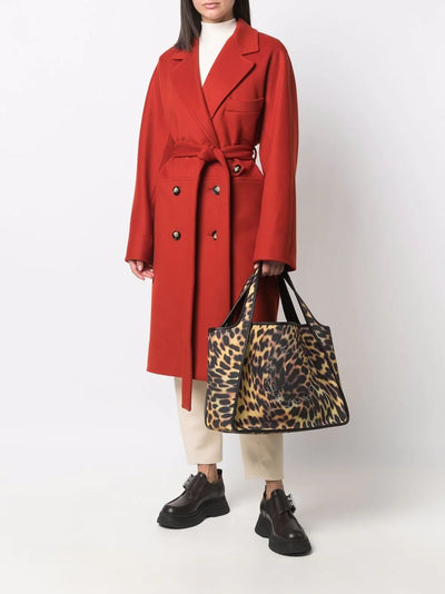 Logo Tote Bag - Leopard