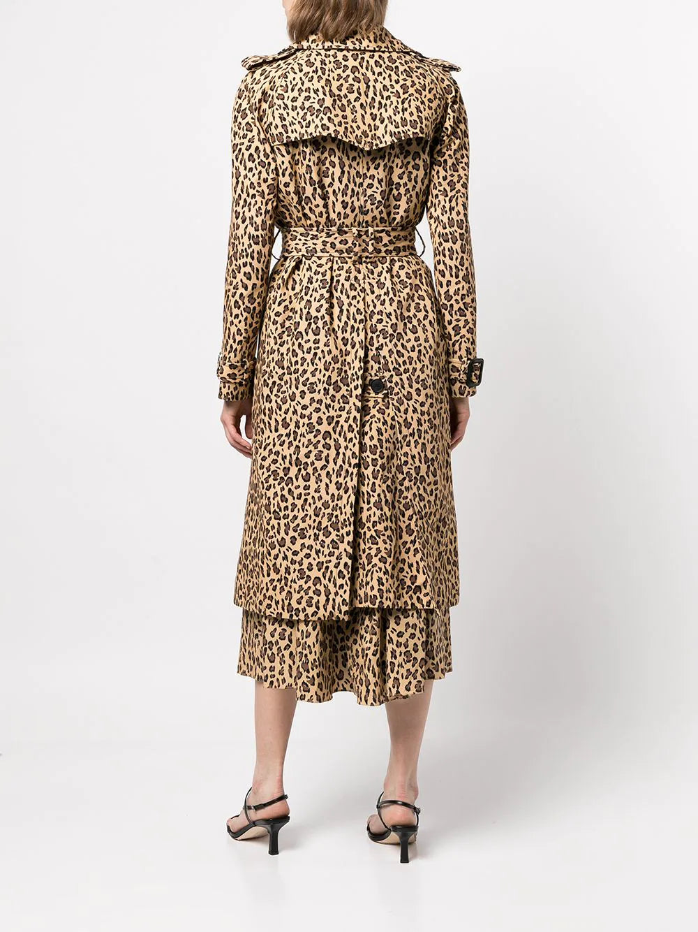 Trench Coat - Cheetah Print