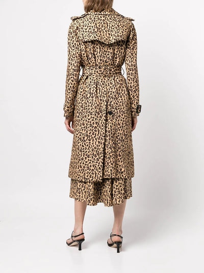 Trench Coat - Cheetah Print