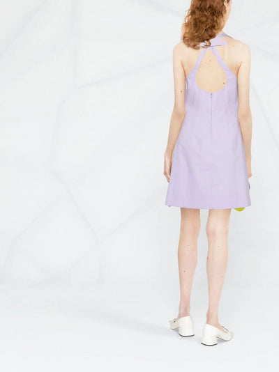 Sequin Disc-embellished Mini Dress - Lilac