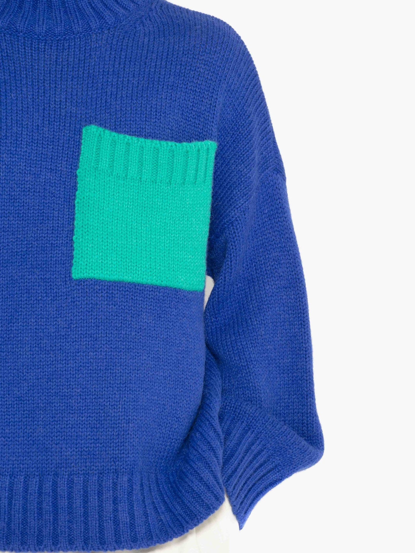 Patch Pocket Turtleneck Jumper - More Colors Available