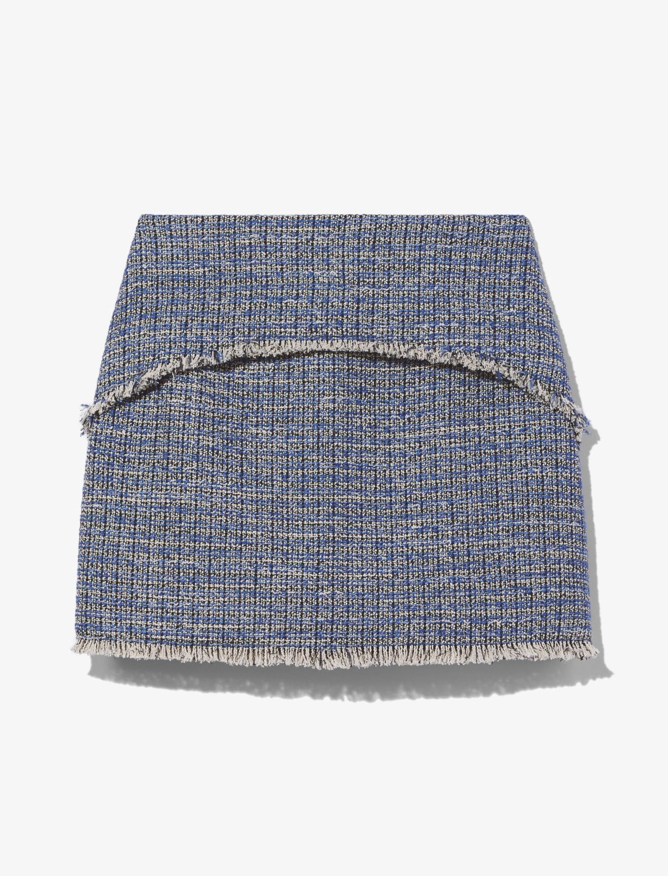Tweed Mini Skirt - Blue Multi